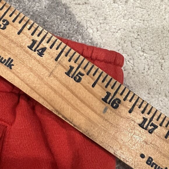 Nike Just Do It Men's Fleece Red Shorts with Pocket Size 2XL XXL  Cotton Blend - Picture 7 of 9